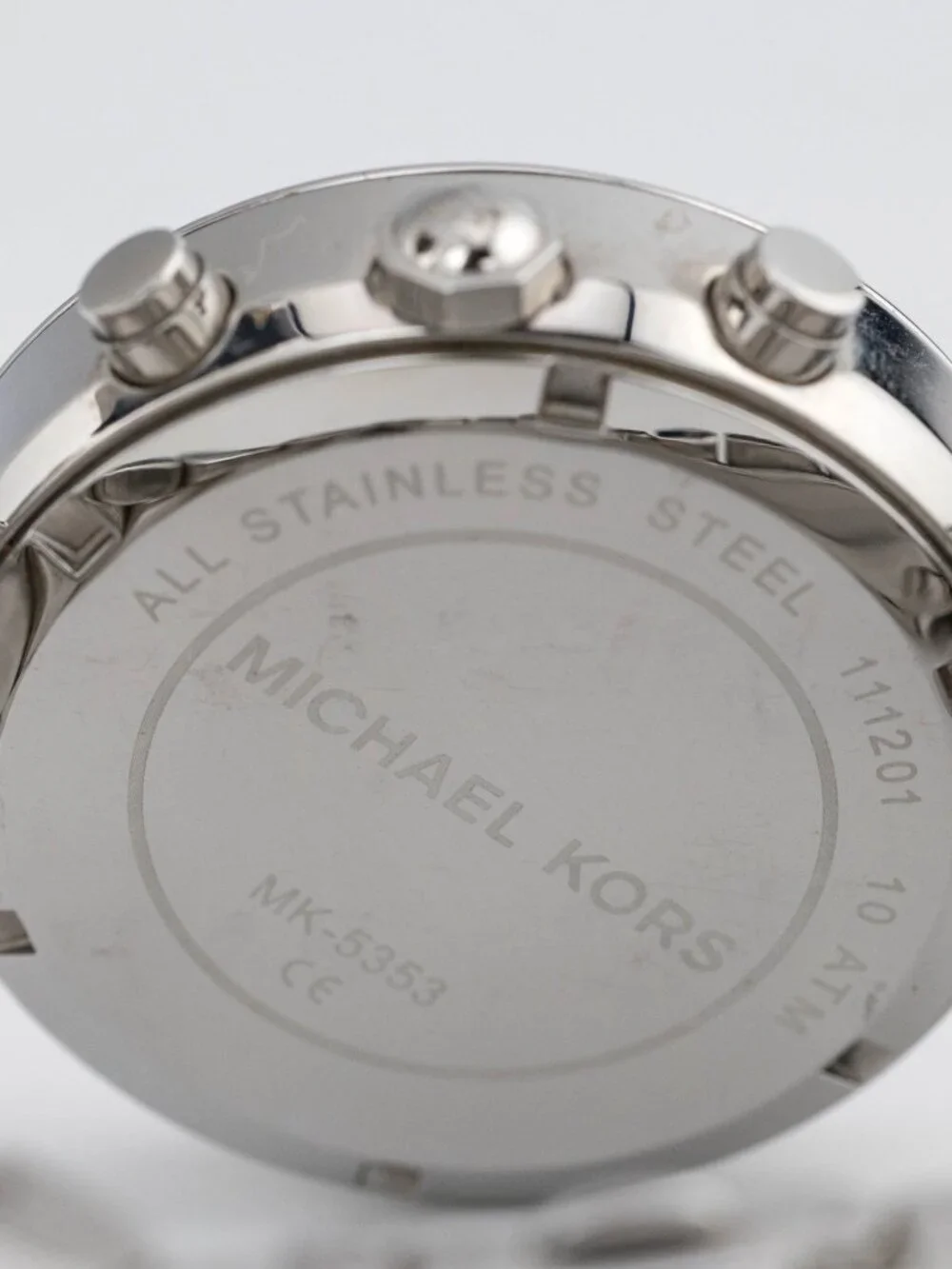 Michael Kors MK-5335 Chronograph Quartz Analog Women's Watch New Battery